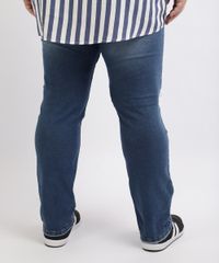 Calca-Jeans-Masculina-Plus-Size-Slim-Destroyed--Azul-Medio-9961810-Azul_Medio_2