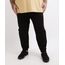 Calca-de-Sarja-Masculina-Plus-Size--Slim-Jogger--Preta-9962885-Preto_1