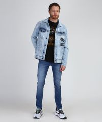 Jaqueta-Jeans-Masculina-Trucker-com-Puidos-Azul-Claro-9942852-Azul_Claro_3 Jaqueta-Jeans-Masculina-Trucker-com-Puidos-Azul-Claro-9942852-Azul_Claro_3