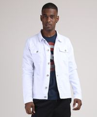 Jaqueta-Jeans-Masculina-Trucker-com-Recortes-e-Bolsos-Branca-9945773-Branco_1