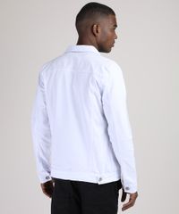 Jaqueta-Jeans-Masculina-Trucker-com-Recortes-e-Bolsos-Branca-9945773-Branco_2