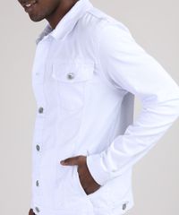 Jaqueta-Jeans-Masculina-Trucker-com-Recortes-e-Bolsos-Branca-9945773-Branco_4