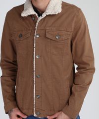 Jaqueta-de-Sarja-Masculina-Trucker-com-Pelo-Caramelo-9955034-Caramelo_4