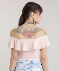 Blusa-Cropped-Ombro-a-Ombro-com-Babado-Rose-8706492-Rose_2