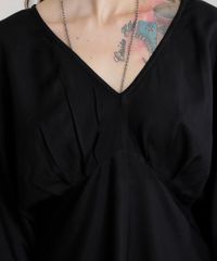 Vestido-Amplo-com-Lace-Up-Preto-8626022-Preto_4