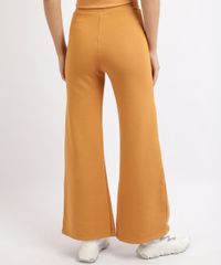 Calca-de-Moletom-Feminina-Pantalona-Cintura-Alta-Laranja-9953387-Laranja_2