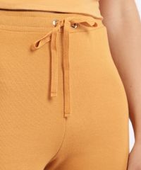 Calca-de-Moletom-Feminina-Pantalona-Cintura-Alta-Laranja-9953387-Laranja_4
