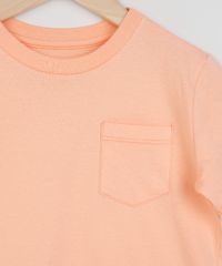 Camiseta-Infantil-Basica-com-Bolso-Manga-Curta-Coral-9961661-Coral_4