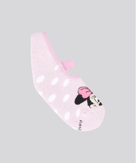 Meia-Sapatilha-Estampada-Minnie-Rosa-Claro-8600201-Rosa_Claro_1