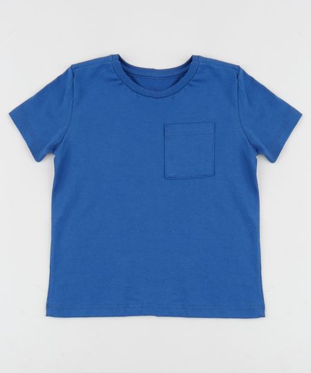 Camiseta-Infantil-Basica-com-Bolso-Manga-Curta-Azul-Royal-8574313-Azul_Royal_1