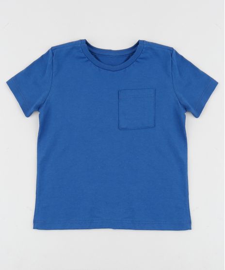 Camiseta-Infantil-Basica-com-Bolso-Manga-Curta-Azul-Royal-8574313-Azul_Royal_1