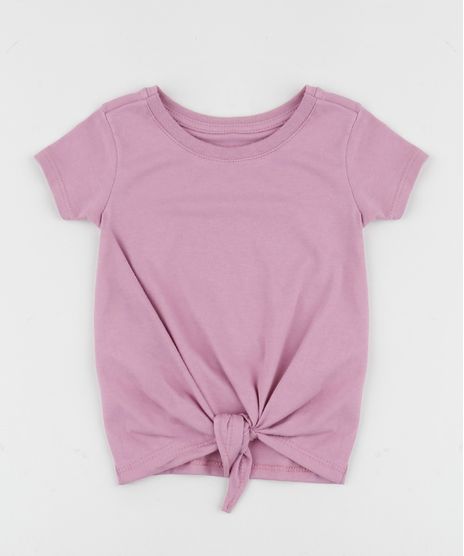 Blusa-Infantil-Basica-com-No-Manga-Curta-Roxa-9961482-Roxo_1