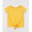 Blusa-Infantil-Basica-com-No-Manga-Curta-Mostarda-9961483-Mostarda_1
