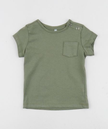 Camiseta-Infantil-Basica-com-Bolso-Manga-Curta-Verde-Militar-9961886-Verde_Militar_1