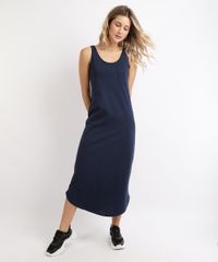 Vestido-Feminino-Basico-Longo-com-Bolso-Alcas-Media-Azul-Marinho-9949294-Azul_Marinho_1