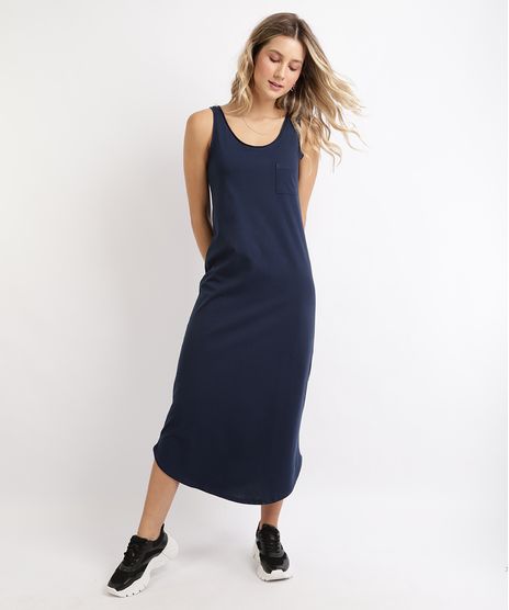 Vestido-Feminino-Basico-Longo-com-Bolso-Alcas-Media-Azul-Marinho-9949294-Azul_Marinho_1