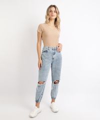 Blusa-Feminina-Basica-Flame-Manga-Curta-Decote-V-Bege-8525926-Bege_1_3