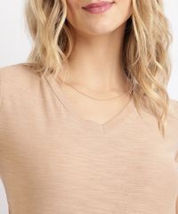 Blusa-Feminina-Basica-Flame-Manga-Curta-Decote-V-Bege-8525926-Bege_1_4