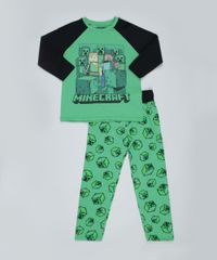 Pijama-Infantil-Minecraft-Manga-Longa-Verde-9942706-Verde_1