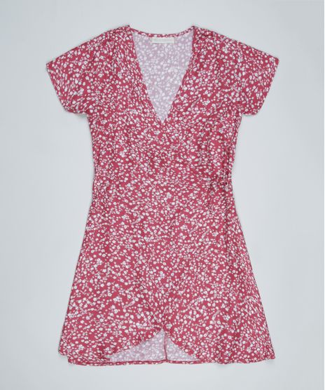 Vestido-Juvenil-Envelope-Estampado-Floral-Manga-Curta-Vermelho-9963682-Vermelho_1