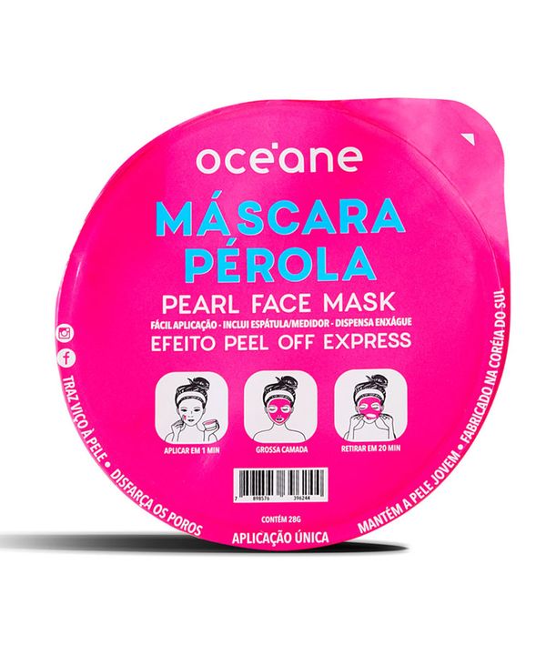 Máscara Facial Oceane Pérola - 1 Unidade Único Único