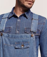 Macacao-Jeans-Masculino-Slim-com-Bolsos-Azul-Medio-9662728-Azul_Medio_4