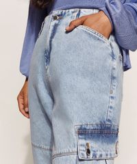 Calca-Jeans-Feminina-Baggy-Cintura-Super-Alta-Jogger-Cargo-Marmorizada-Azul-Claro-9961229-Azul_Claro_5