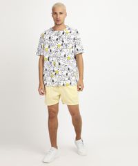 Camiseta-Masculina-Snoopy-Estampada-Manga-Curta-Gola-Careca-Branca-9719882-Branco_3