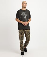Calca-de-Sarja-Masculina-Jogger-Slim-Cargo-Estampada-Camuflada-Bege-9823811-Bege_3