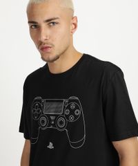 Camiseta-Masculina-Controle-Playstation-Manga-Curta-Gola-Careca-Preta-9955454-Preto_2 Camiseta-Masculina-Controle-Playstation-Manga-Curta-Gola-Careca-Preta-9955454-Preto_2