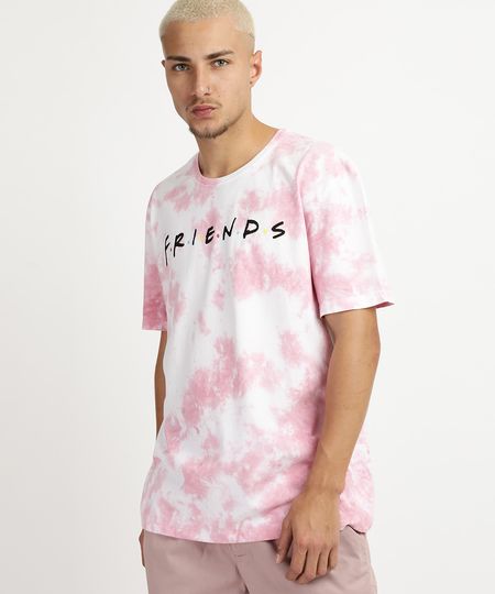 Camiseta-Masculina--Friends--Estampada-Tie-Dye-Manga-Curta-Gola-Careca-Rosa-9958550-Rosa_1 Camiseta-Masculina--Friends--Estampada-Tie-Dye-Manga-Curta-Gola-Careca-Rosa-9958550-Rosa_1
