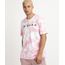 Camiseta-Masculina--Friends--Estampada-Tie-Dye-Manga-Curta-Gola-Careca-Rosa-9958550-Rosa_1