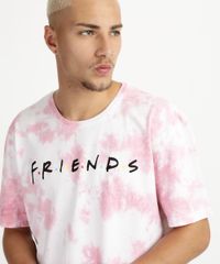 Camiseta-Masculina--Friends--Estampada-Tie-Dye-Manga-Curta-Gola-Careca-Rosa-9958550-Rosa_2 Camiseta-Masculina--Friends--Estampada-Tie-Dye-Manga-Curta-Gola-Careca-Rosa-9958550-Rosa_2