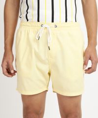 Short-de-Sarja-Masculino-com-Cordao-Amarelo-Claro-9960717-Amarelo_Claro_1