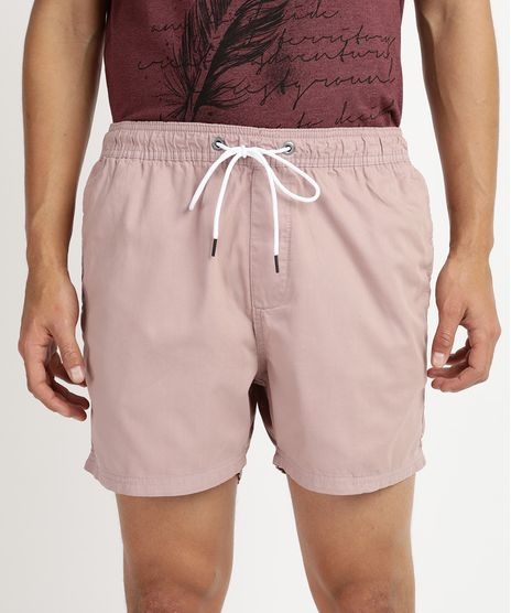 Short-de-Sarja-Masculino-com-Cordao-Rosa-9960723-Rosa_1