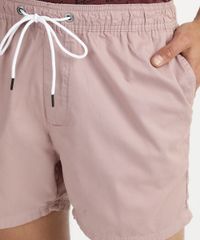Short-de-Sarja-Masculino-com-Cordao-Rosa-9960723-Rosa_4
