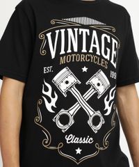 Camiseta-Masculina--Vintage-Motorcycles--Manga-Curta-Gola-Careca-Preta-9963298-Preto_2