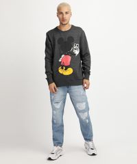 Blusao-de-Moletom-Masculino-Mickey-Chumbo-9953481-Chumbo_3