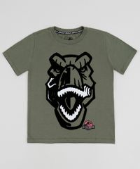 Camiseta-Infantil-Jurassic-Park-Manga-Curta-Verde-9954193-Verde_1