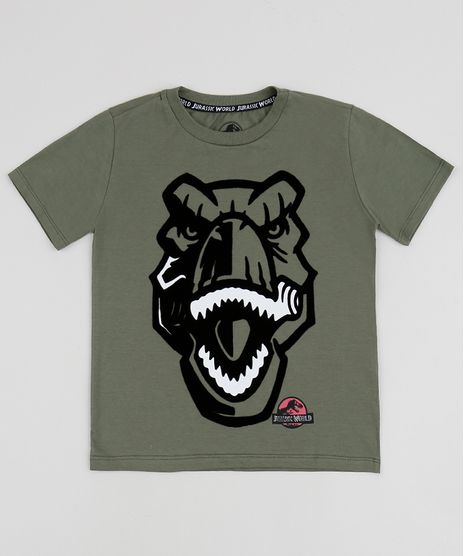 Camiseta-Infantil-Jurassic-Park-Manga-Curta-Verde-9954193-Verde_1