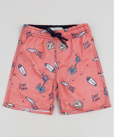Bermuda-Infantil-Estampada-Surf--Laranja-9954473-Laranja_1