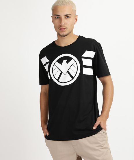 Camiseta-Masculina-Capitao-America-Manga-Curta-Gola-Careca-Preta-9960947-Preto_1