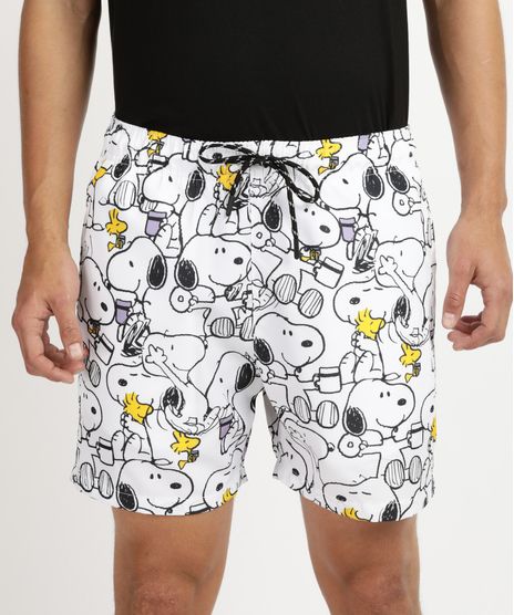 Short-Masculino-Estampado-Snoopy-com-Elastico-Branco-9961863-Branco_1