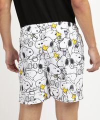 Short-Masculino-Estampado-Snoopy-com-Elastico-Branco-9961863-Branco_2