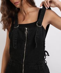 Macacao-Jeans-Feminino-Jogger-com-Ziper--Preta-9960258-Preto_4