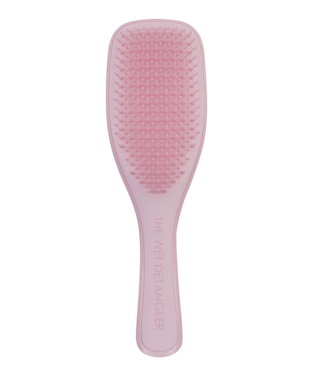 escova de cabelo tangle teezer wet detangler pink único