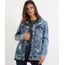 Jaqueta-Jeans-Feminina-Oversize-Destroyed-com-Bolsos-Azul-9958097-Azul_1