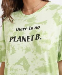 Blusa-Feminina--there-is-no-PLANET-B--Estampada-Tie-Dye-Manga-Curta-Decote-Redondo-Verde-9959084-Verde_2