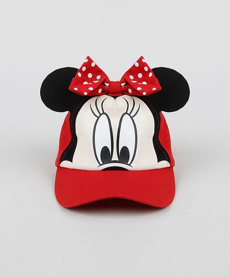 Bone-Infantil-Minnie-Aba-Curva-com-Orelhas-e-Laco-Vermelho-9947989-Vermelho_1