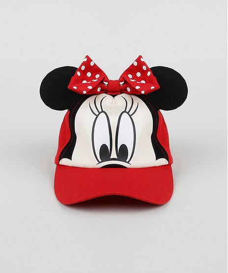 Bone-Infantil-Minnie-Aba-Curva-com-Orelhas-e-Laco-Vermelho-9947989-Vermelho_1